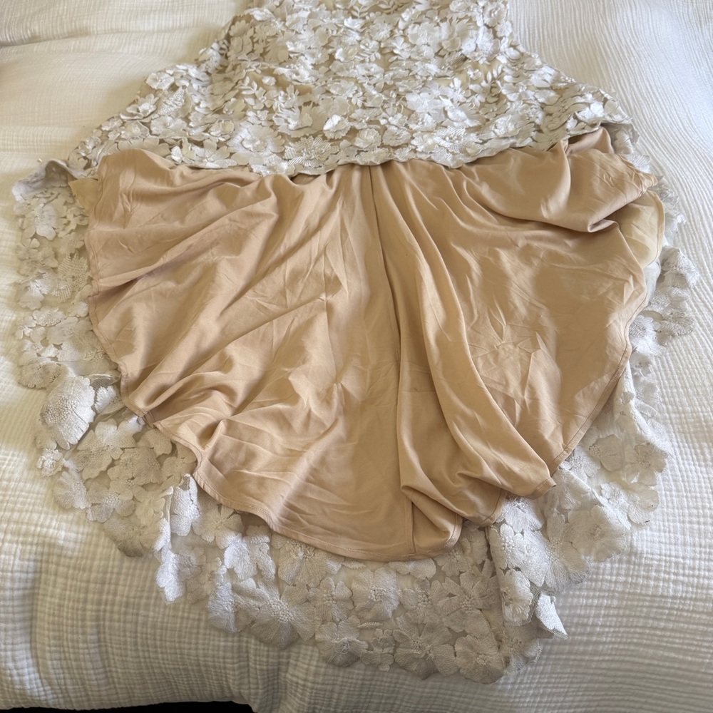 NWT Anthropologie BHLDN Brigitta Floral Lace Gown Wedding Dress - Picture 14 of 14